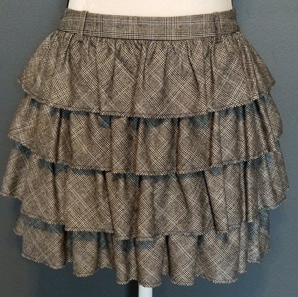 J. Crew Dresses & Skirts - J CREW Plaid layered skirt